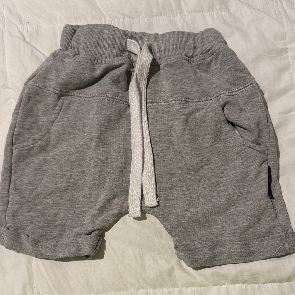 SOLD Little bipsy gray harem shorts